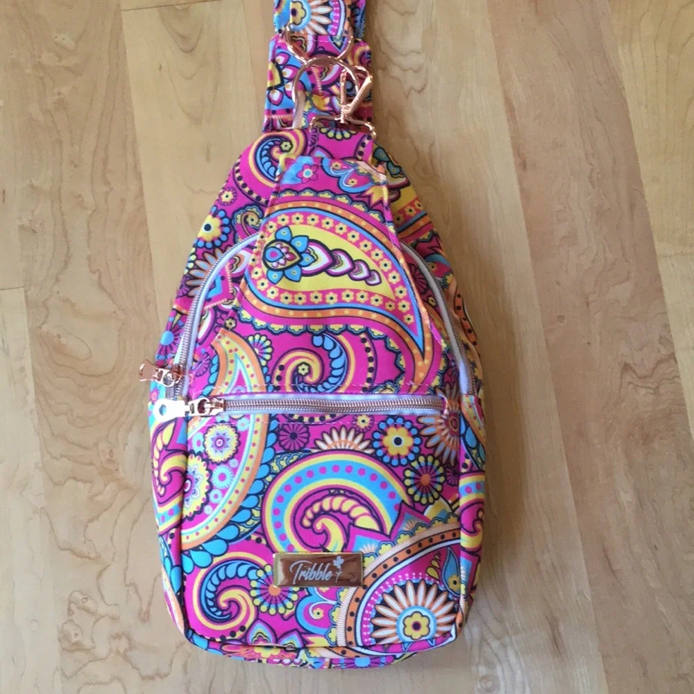 TRIBBLE | Handmade Hand Sewn Sling Satchel Bag
